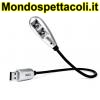 K&M silver 2 LED USB light Mighty Bright 85682-000-63