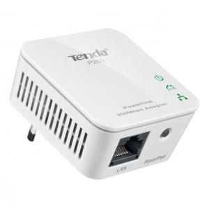 Kit 2 Mini Adattatori Powerline Ethernet 200 Mbps P200