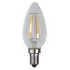 Lampada LED Candela E14 Bianco Caldo 4W Filamento Classe A+