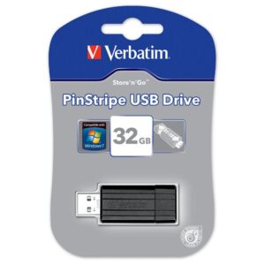 Memoria USB 2.0 PinStripe da 32Gb Colore Nero