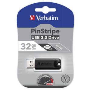 Memoria USB 3.0 PinStripe da 32Gb Colore Nero