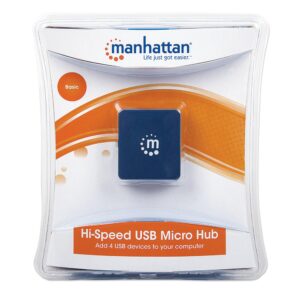 Micro USB Hub 2.0 4 porte, attivo