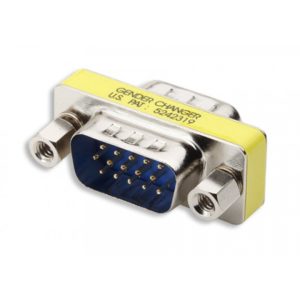 Mini Gender Changer VGA DB 15 poli HD M/F