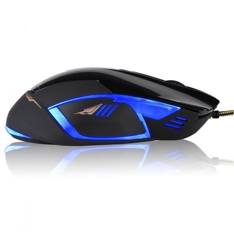 Mouse Gaming USB 2400dpi 6 Tasti Nero Mazer Type-R EMS124BK