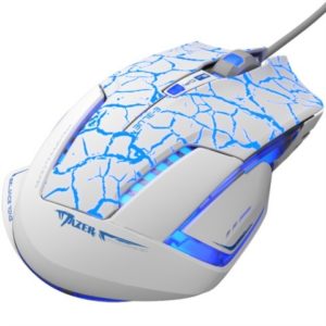 Mouse Gaming USB 2500dpi 6 Tasti Bianco Mazer EMS600WHCA-IU