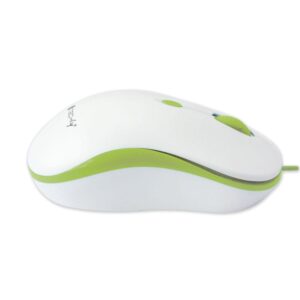 Mouse Ottico USB 800-1600 dpi Bianco/Verde