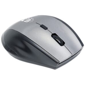 Mouse Ottico Wireless Curve 1600dpi, Grigio