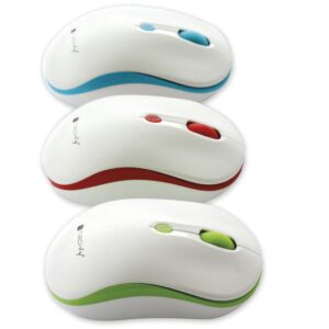 Mouse Wireless 2.4GHz 800-1600 dpi Bianco/Verde