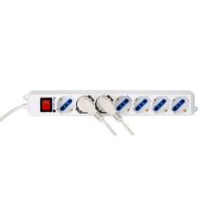 Multipresa 7 Posti Italiana Bipasso / Schuko