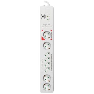 Multipresa Master-Slave a 4 Posti Schuko / 4 Italiana Bianco