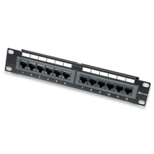 Pannello Patch per Rack 10'' 12 Porte UTP Cat.6 1HE