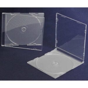 Porta Cd Slim Jewel Case Trasparente