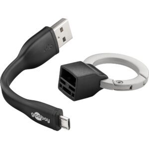 Portachiavi con Cavo Micro USB di Sincronizzazione e Ricarica