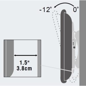 Supporto a Muro per TV LED LCD 32-60'' Inclinabile
