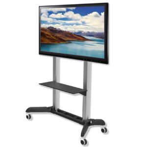 Supporto a Pavimento con Mensola Trolley TV LCD/LED/Plasma 32-70''