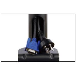 Supporto da scrivania per 3 Monitor 13-24'' con morsetto