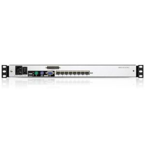 Switch KVM Cat.5E/6 a 8 porte con LCD 19'' Dual Rail, KL1508AN