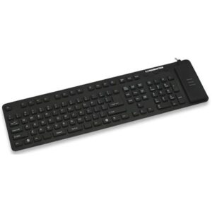 Tastiera avvolgibile USB Nera - Layout tedesco