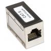 Accoppiatore RJ45 Cat6 8P8C Femmina/ Femmina, FTP, Silver