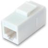 Accoppiatore RJ45 F/F UTP Cat6 Keystone Bianco