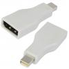 Adattatore DisplayPort 1.1 F/Mini DisplayPort M (Thunderbolt) Bianco