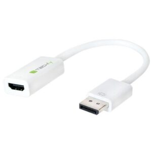 Adattatore DisplayPort 1.2 Maschio / HDMI Femmina 15cm Bianco