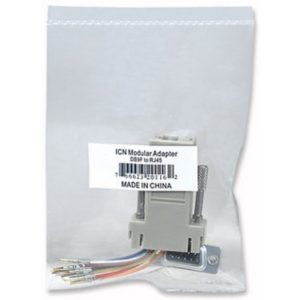 Adattatore Modulare DB 9p. M / RJ45 8 fili