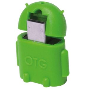 Adattatore USB 2.0 OTG MicroB M / A F per Smartphone/Tablet Verde