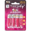 Blister 4 Batterie Power Plus Stilo AA Alcaline LR06 1,5V