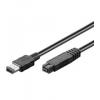 Cavo IEEE 1394B Firewire 9 poli a 6 poli 1,8 metri