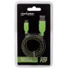 Cavo Micro USB Guaina Intrecciata USB2.0 A M/MicroB M Nero Blister