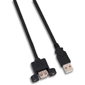 Cavo USB 2.0 A Maschio/A Femmina da Pannello 1 m