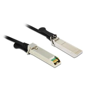 Cavo in Rame Twinax Passivo con Connettori SFP+ 10Gb 2m Nero