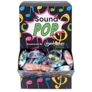 Espositore POP 40 Auricolari con Microfono Multicolor