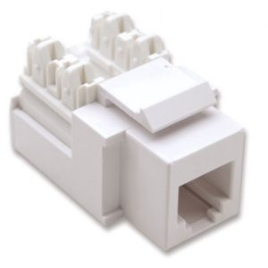 Frutti Telefonici RJ11/RJ12 Keystone Bianco