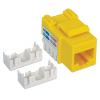 Frutto Keystone RJ45 Cat.6 UTP non schermato Giallo