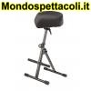 K&M black fabric Stool 14044-000-55