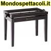 K&M black glossy finish Piano bench - wooden-frame 13701-000-21