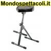 K&M black imitation leather Stool 14045-000-55