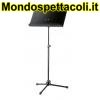 K&M black stand, black wooden desk Orchestra music stand 11812-000-55