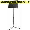 K&M chrome stand with black wooden desk Orchestra music stand 11832-000-02