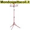 K&M red Music stand 10050-000-59