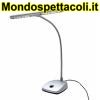 K&M silver LED piano lamp 12297-000-63