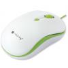 Mouse Ottico USB 800-1600 dpi Bianco/Verde