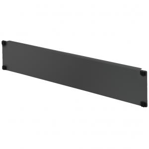 Pannello Cieco Toolless 4 Clip per Armadi Rack 19'' 2U Nero