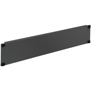 Pannello Cieco Toolless 4 Clip per Armadi Rack 19'' 2U Nero