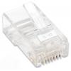 Plug Modulari RJ45 Cat5E per Cavo Rigido UTP