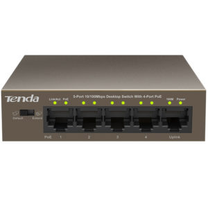 Switch Desktop 5 Porte 10/100 con 4 Porte PoE+ TEF1105P