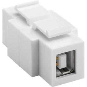 Adattatore Keystone USB2.0 A/B Installabile in Entrambi i Lati