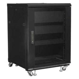 Armadio Rack 19'' 600x600 15U per Audio Video Nero